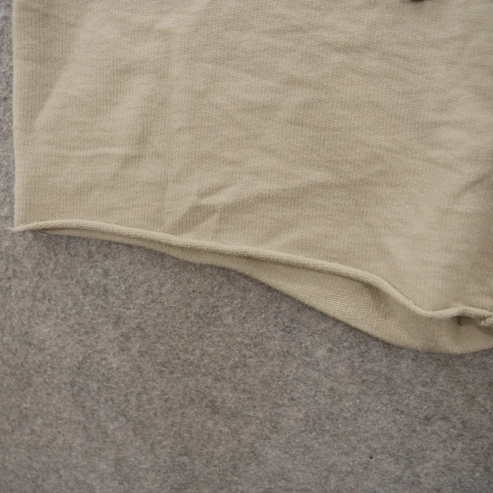 James Perse Shorts Womens Small 1 Beige Fleece Elastic Waist Drawstring